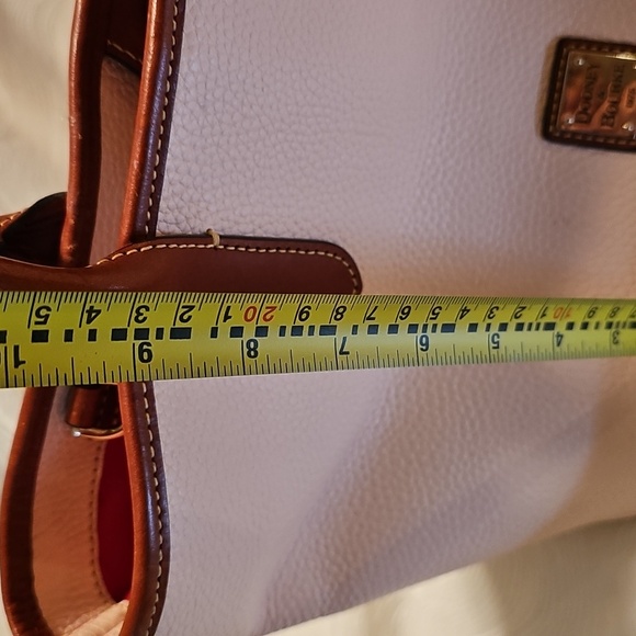 Dooney & Bourke Brielle Blush Pink Pebble Leather Satchel With Wallet - Picture 13 of 15